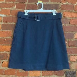 Ann Taylor Denim A Line Skirt with pockets